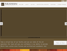 Tablet Screenshot of modernwoodcrafts.com